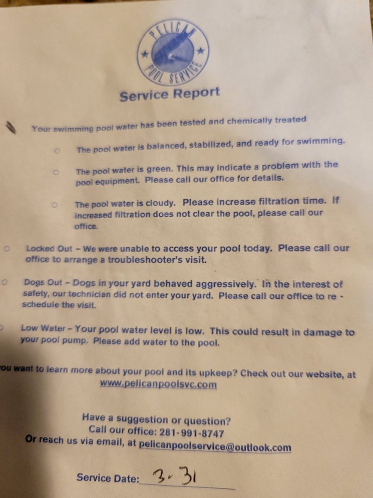 Pelican Pool Service