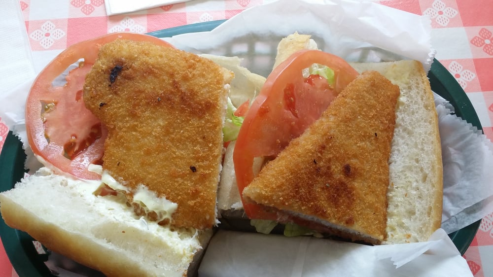Flounder Filet Sandwich I Give It 3 5 Prefer A Bit Softer Bread Photo Of Cozy Corner Deli Union Nj United States Flounder Filet Sandwich