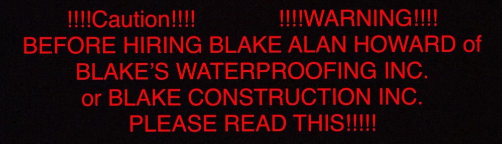 Blake's Waterproofing