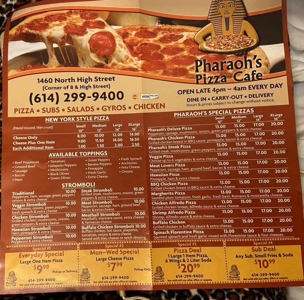 Pharaoh's Pizza Cafe