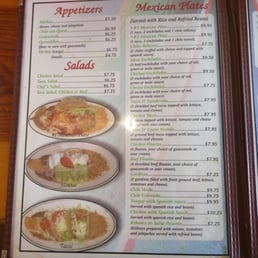 Bandidos Mexican Cafe Menu Bandidos Mexican Cafe Menu