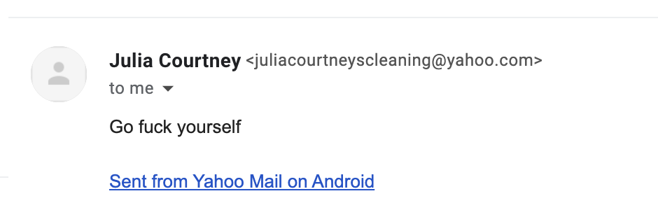 Julia Courtney's Cleaning