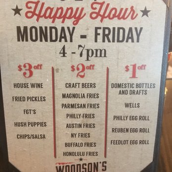 Woodson S Tap And Kitchen Menu Woodson S Tap And Kitchen Menu