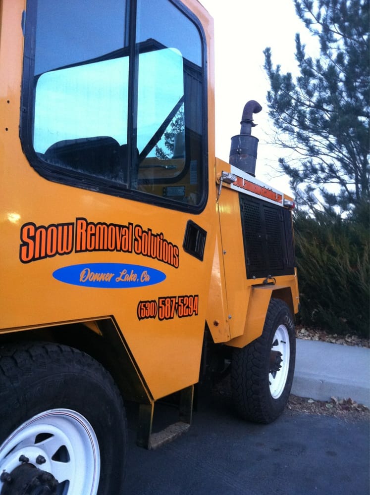 Snow Removal Solutions Snow Removal 16061 Old Hwy Dr, Truckee, CA