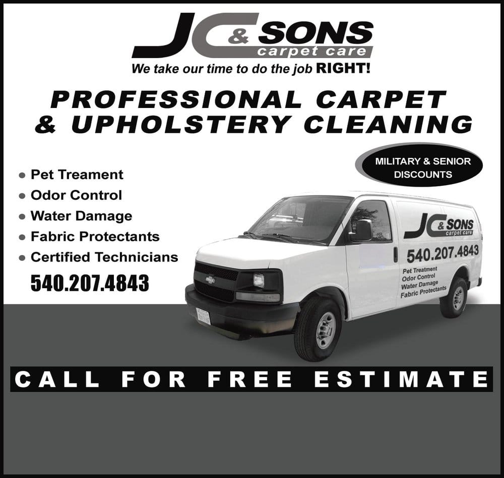 JC & Sons Carpet Care - 100 Yorktown Blvd, Locust Grove ...