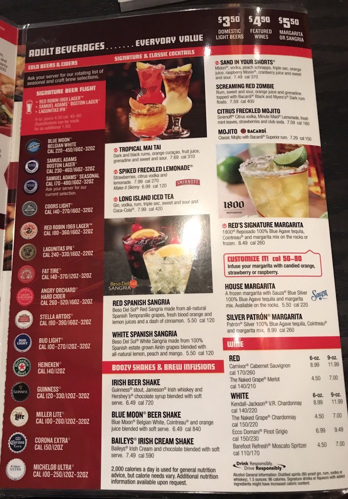 Red robin restaurant nutrition blog dandk