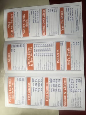 Image for yasin's homestyle seafood menu