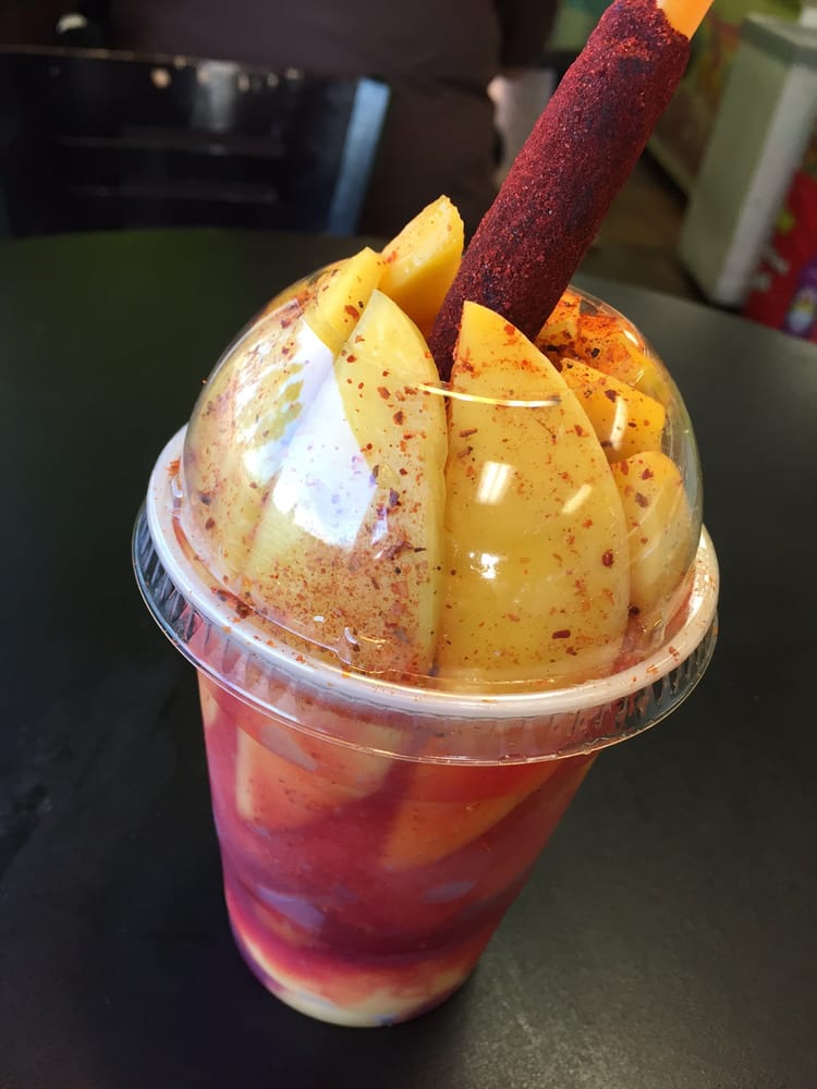 chamango with mango sorbet and chamoy ice cream 7 yelp