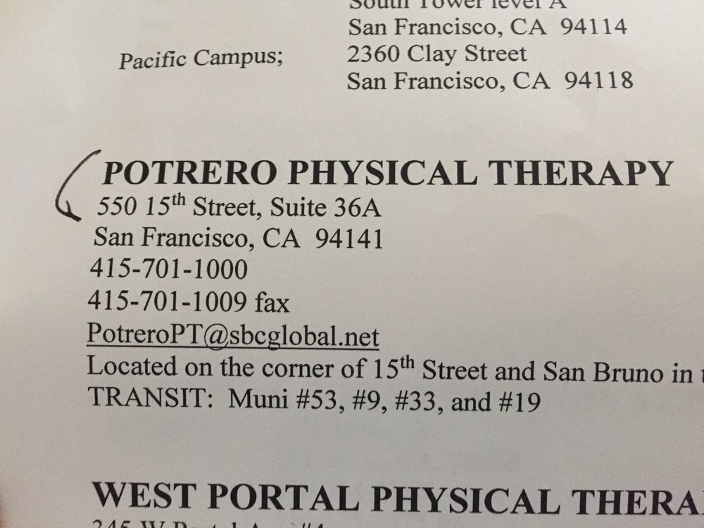 Potrero Physical Therapy