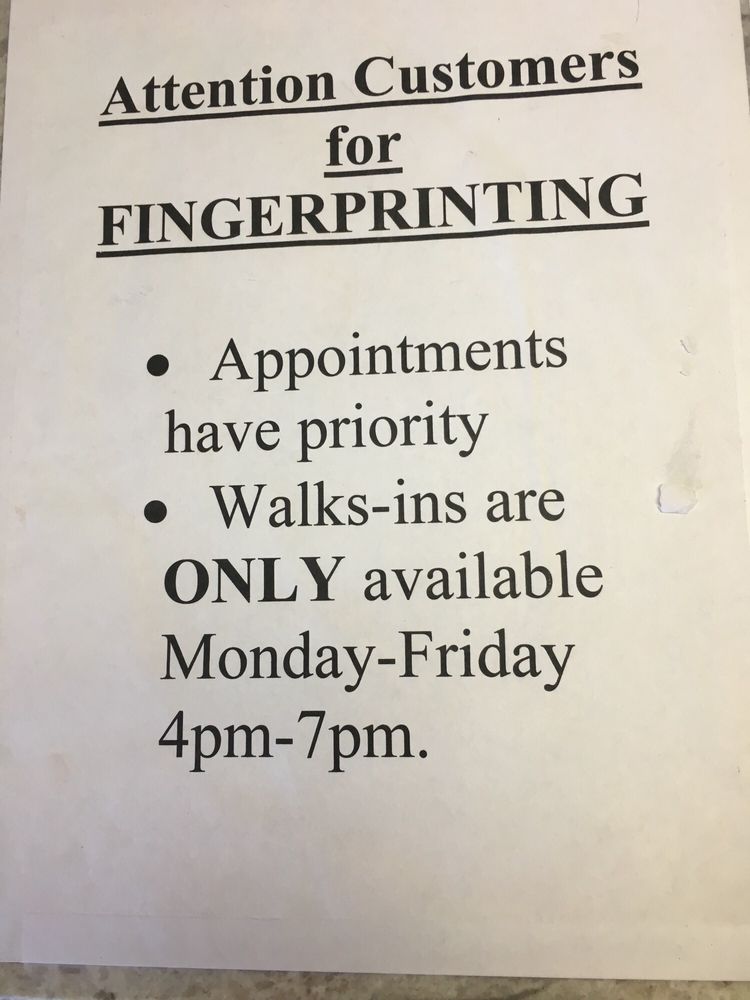Identogo Fingerprinting 814 Paoli Pike, West Chester, PA Phone