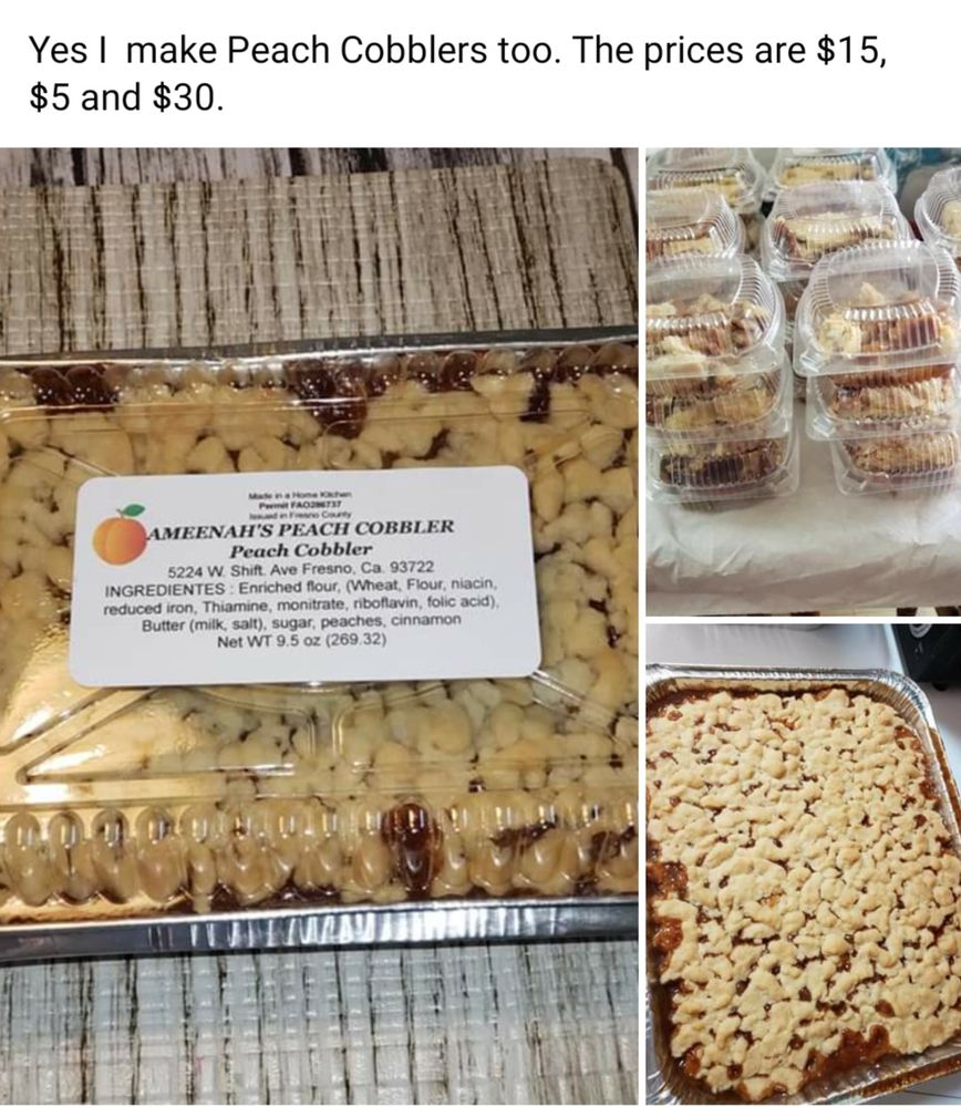 Ameenah's Peach Cobbler