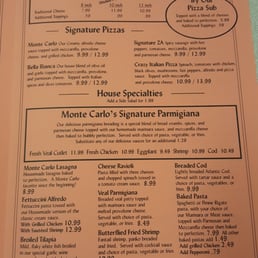 Photos For Monte Carlo Italian Kitchen Menu Yelp