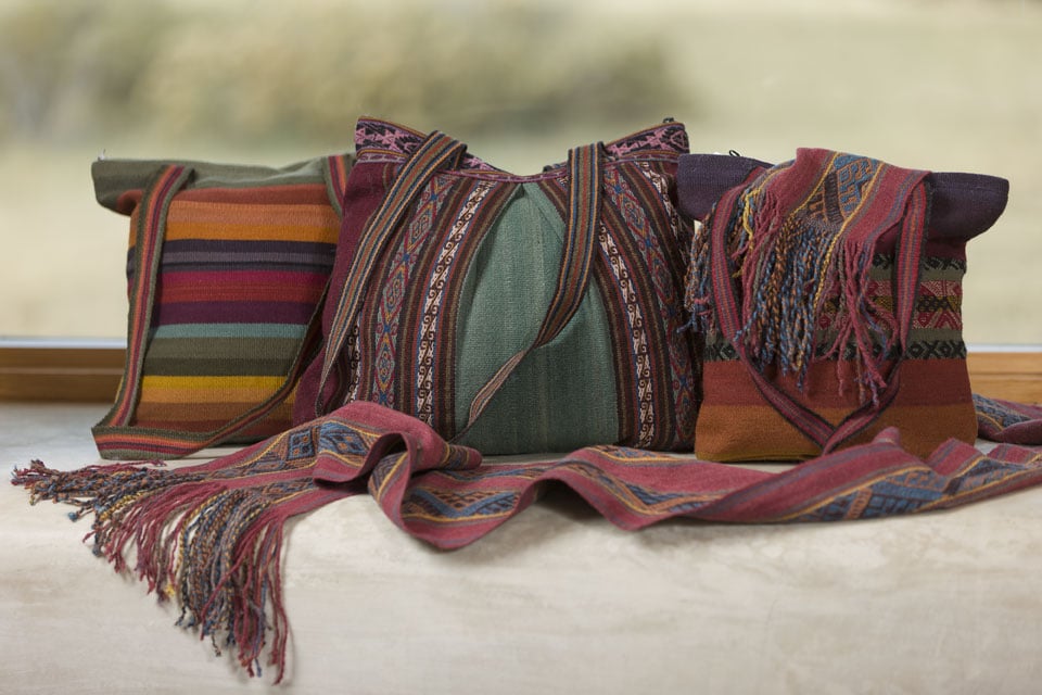 Handwoven Peruvian Bags And Scarves From The Center For Traditional Photo Of Clothroads Loveland Co United States Handwoven Peruvian Bags And Scarves