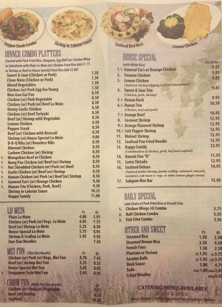 The Takeout Delivery Menu Pg 3 Dinner Combos Here Yelp Photo Of Chinatown Restaurant Naples Fl United States The Takeout Delivery