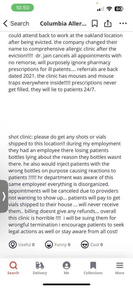 image of business Columbia Allergy