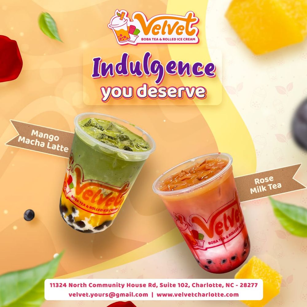 Velvet Boba Tea & Rolled Ice Cream 