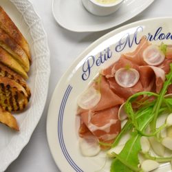 Foto zu Petit Marlowe - San Francisco, CA, Vereinigte Staaten. Prosciutto with turnips and soft brown butter!