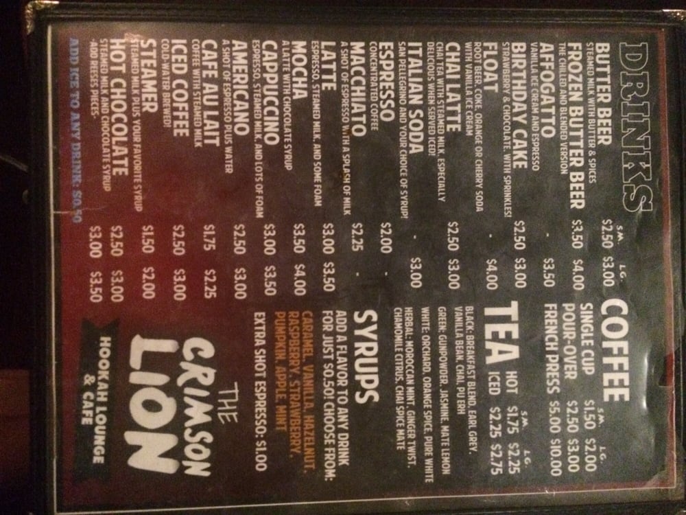 Crimson Lion Hookah Lounge