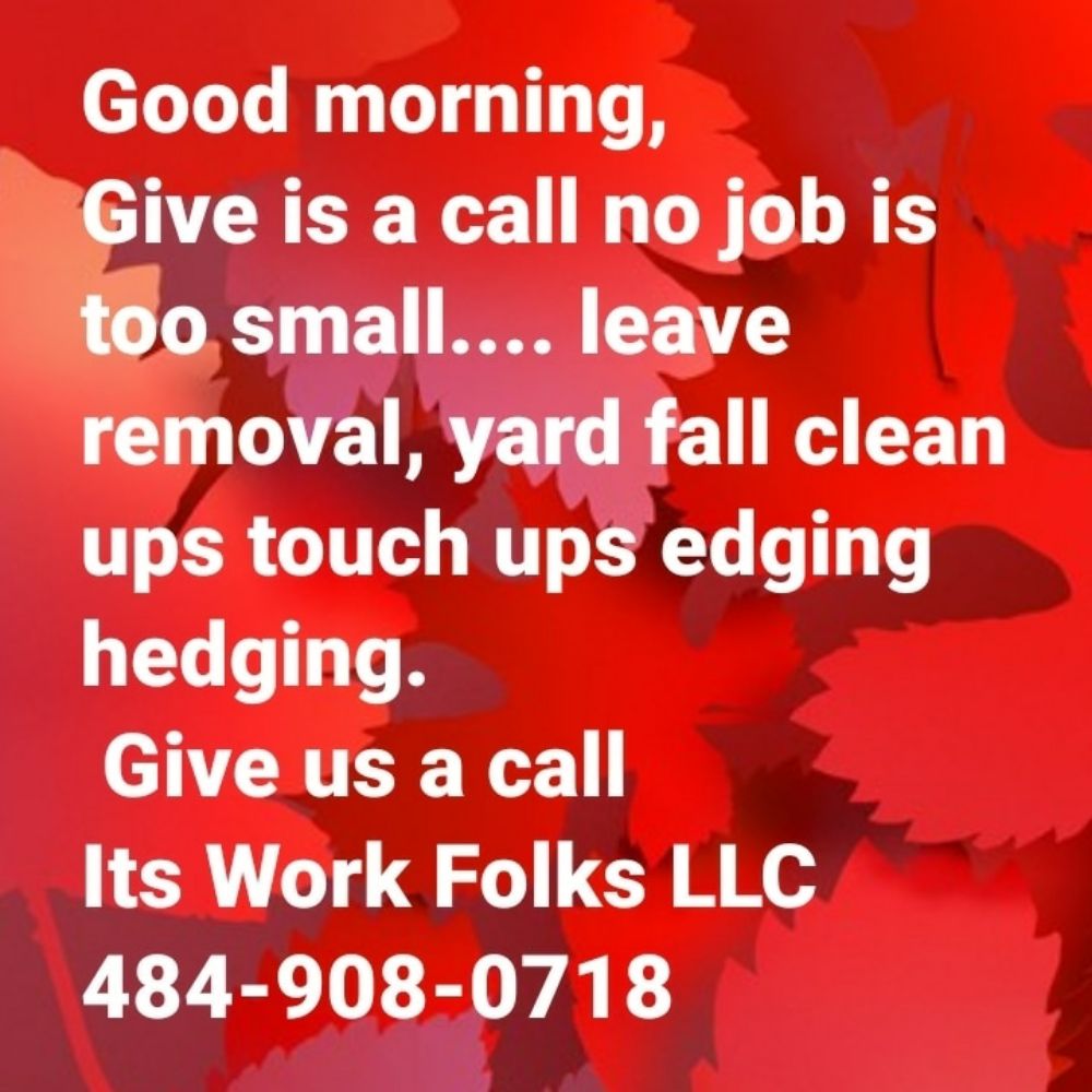Its Work Folks