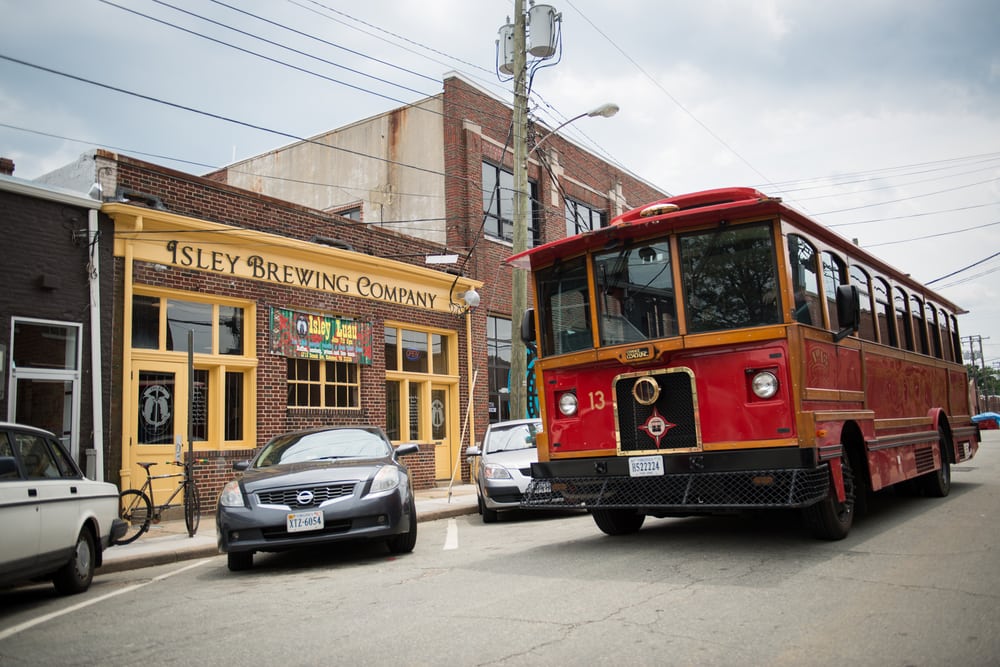 RVA Trolley Party Bus Rentals 1301 E Cary St, Downtown, Richmond