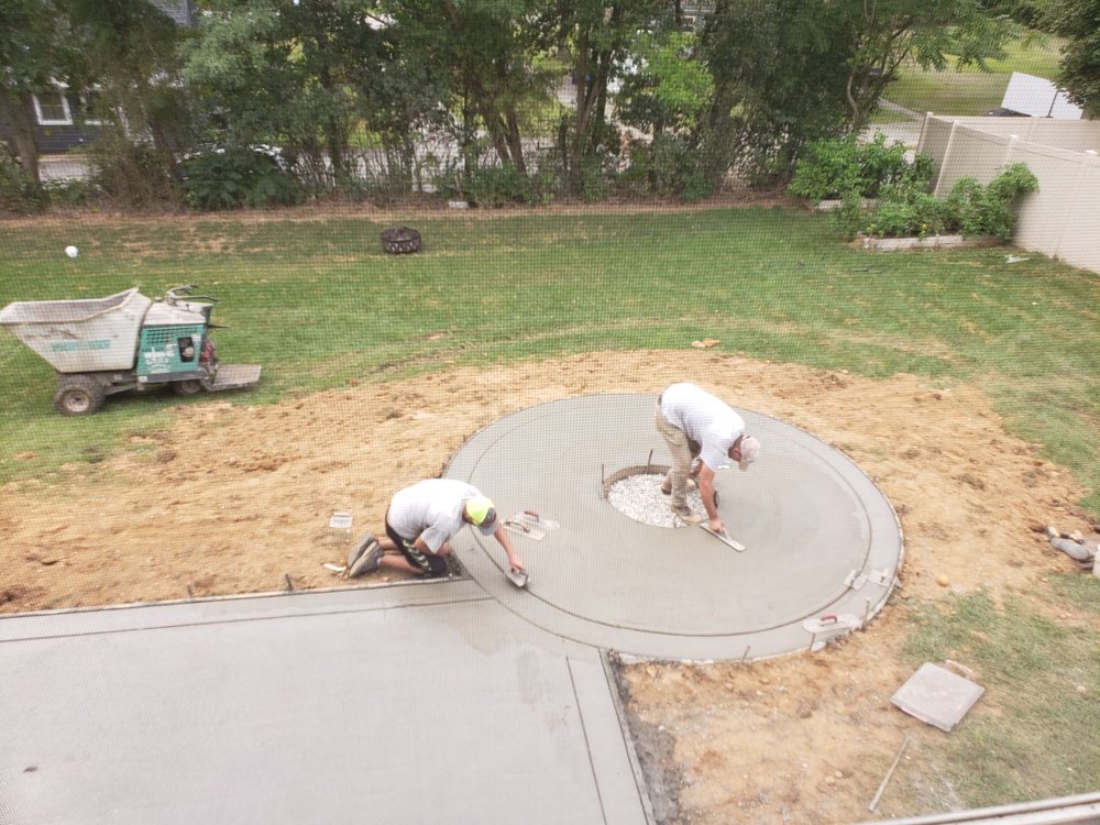 Gray Concrete Construction