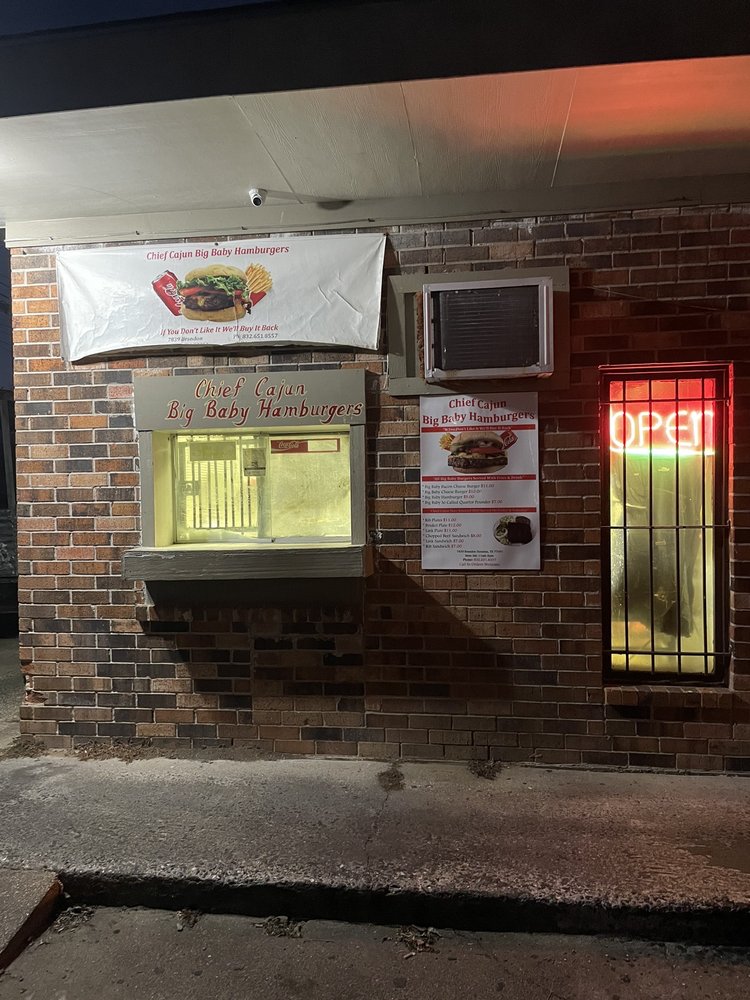 Chief Cajun Big Baby Hamburger's
