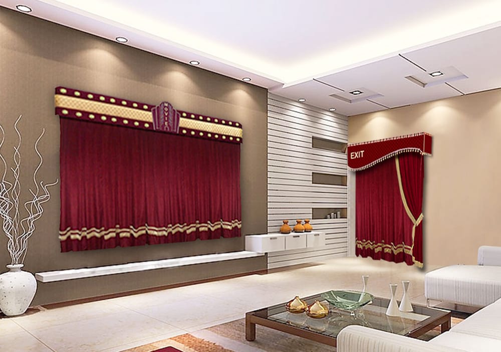 Home Theater Curtains And Backdrops Yelp Photo Of Saaria Velvet Draperies Saint Cloud Fl United States Home Theater