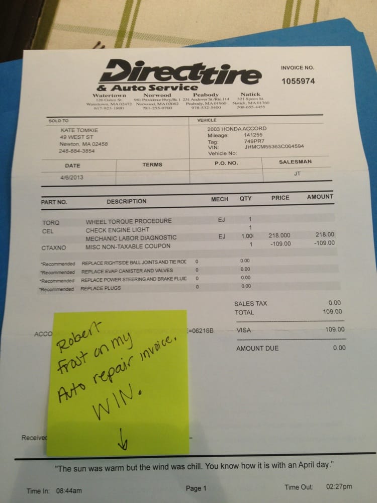 Direct Tire & Auto Service 100 Reviews Tires 126 Galen St, Watertown, MA Phone Number Yelp