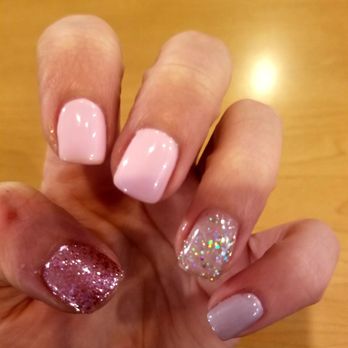 Art Nails Nail Salons 1350 W Army Trail Rd Carol Stream Il Photo Of Art Nails Carol Stream Il United States Pastel Pink And