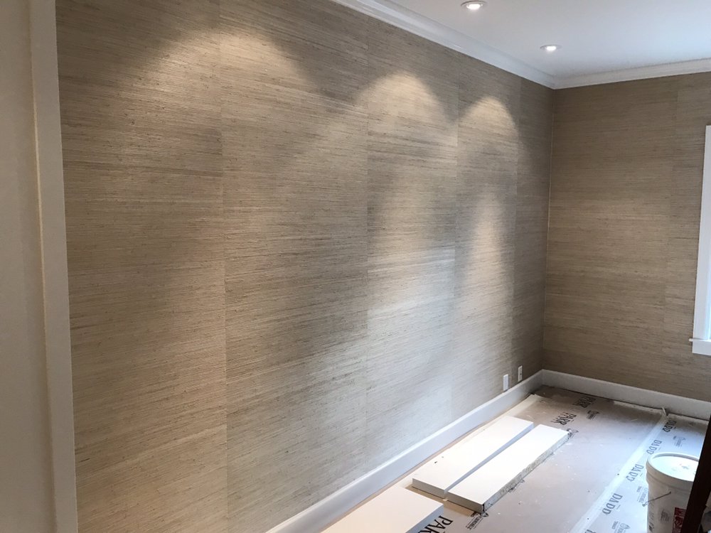 Blue Sky Paper Hanging & Painting