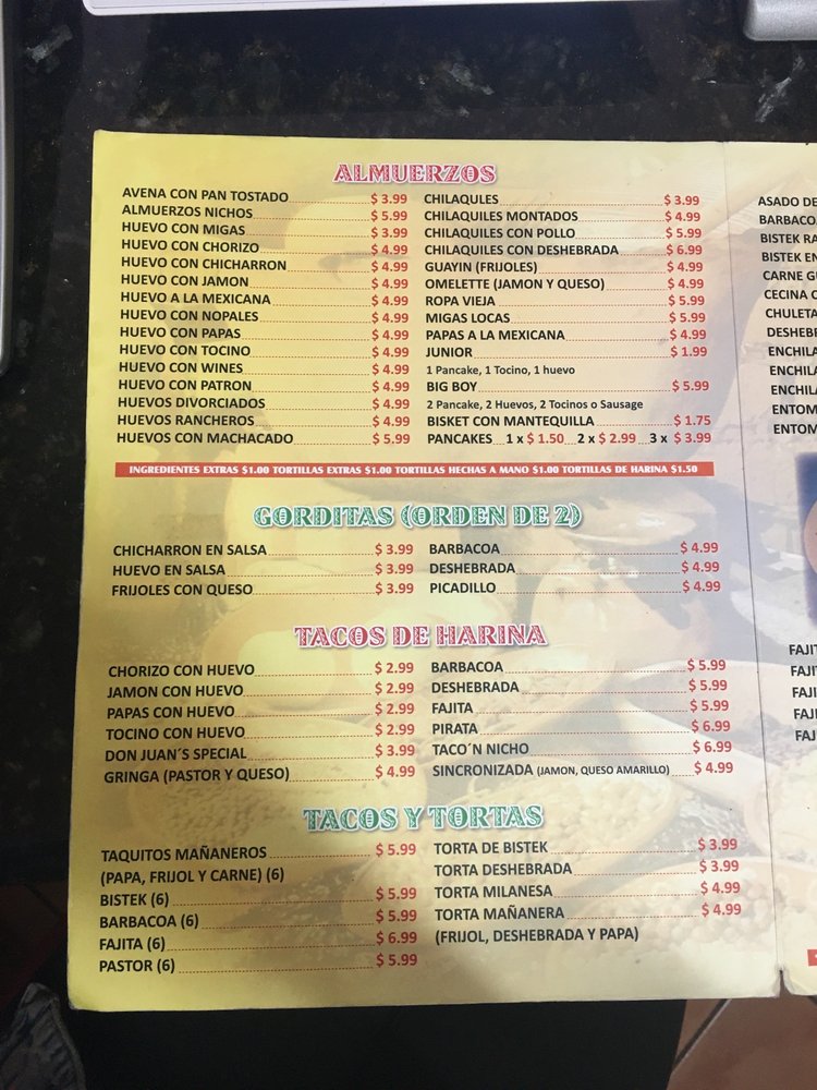 Nicho's Cafe y Taqueria Nicho's Cafe y Taqueria