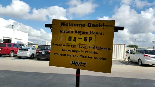 Hertz Rent A Car 910 W Cargo San Antonio, TX Auto Rental