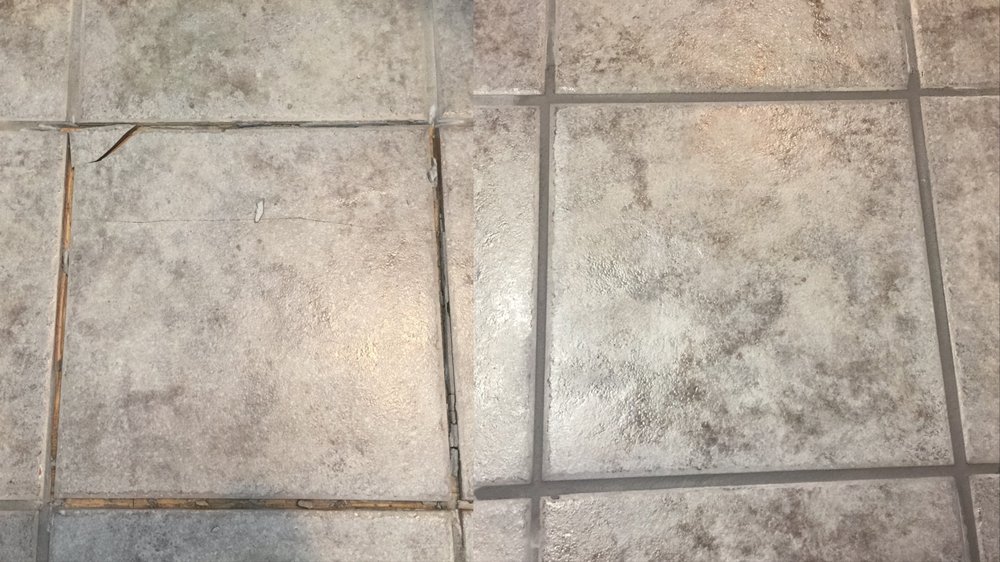 Replace Broken Tile And Match Grout Color Yelp Photo Of Reset Grout Cleaning Greeley Co United States Replace Broken Tile