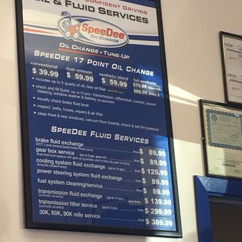 Tune Up Prices >> Speedee Oil Change Auto Service 2019 All You Need To Tune Up Prices >> Speedee Oil Change Auto Service 2019 All You Need To