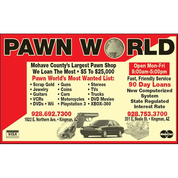 Pawn World Pawn Shops 201 E Beale St, Kingman, AZ