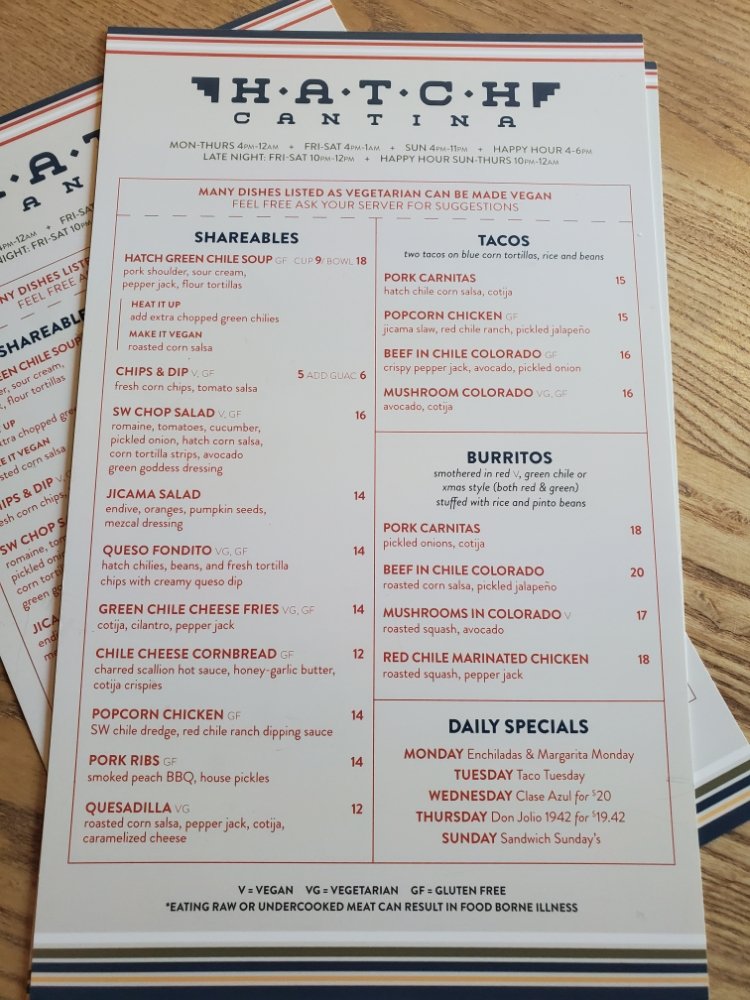 Hatch Cantina
