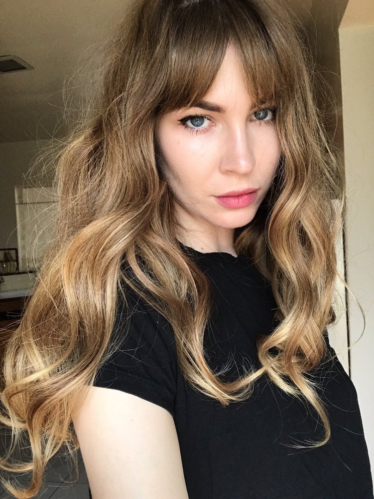 Gorgeous Blonde Balayage By Niko So Much Dimension Frizzy Curl