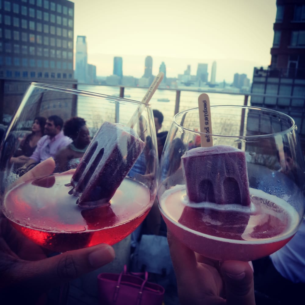 Toasting to the end of summer with some prosecco ice pops. Yelp
