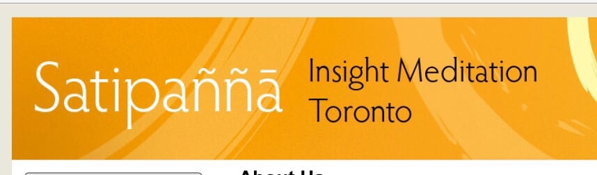 Satipañña Insight Meditation Toronto