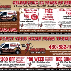 Magic Pest Control 32 Reviews Ongertebestrijding 700 N Foto Van Magic Pest Control Gilbert Az Verenigde Staten Check Out This