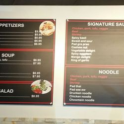 Bowl Thai Menu