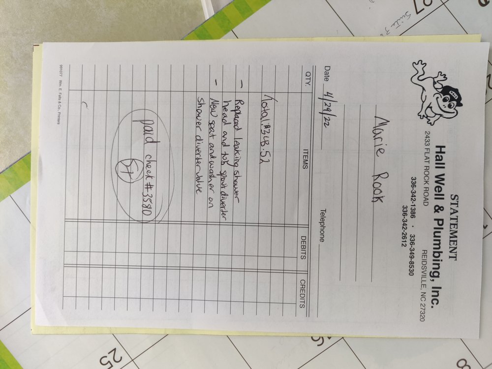 Hall Well & Plumbing