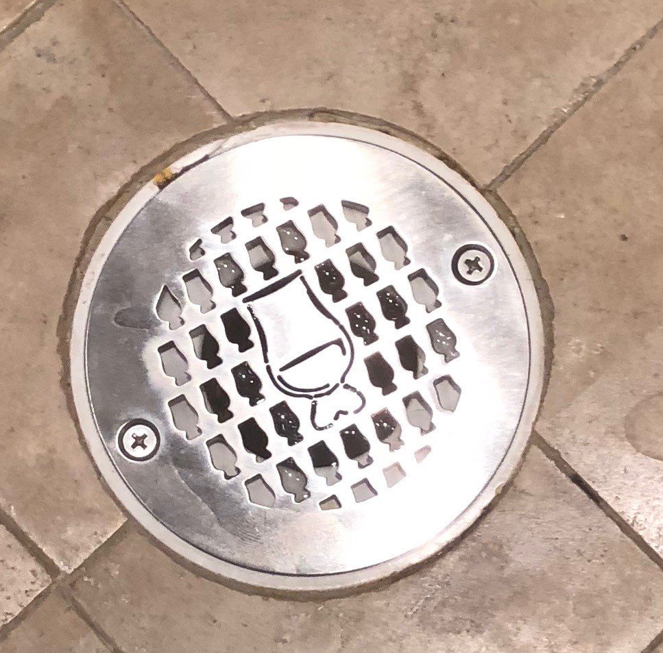 My Custom Shower Drain With A Glencairn Whisky Glass Yelp Photo Of Designer Drains Montclair Ca United States My Custom Shower Drain