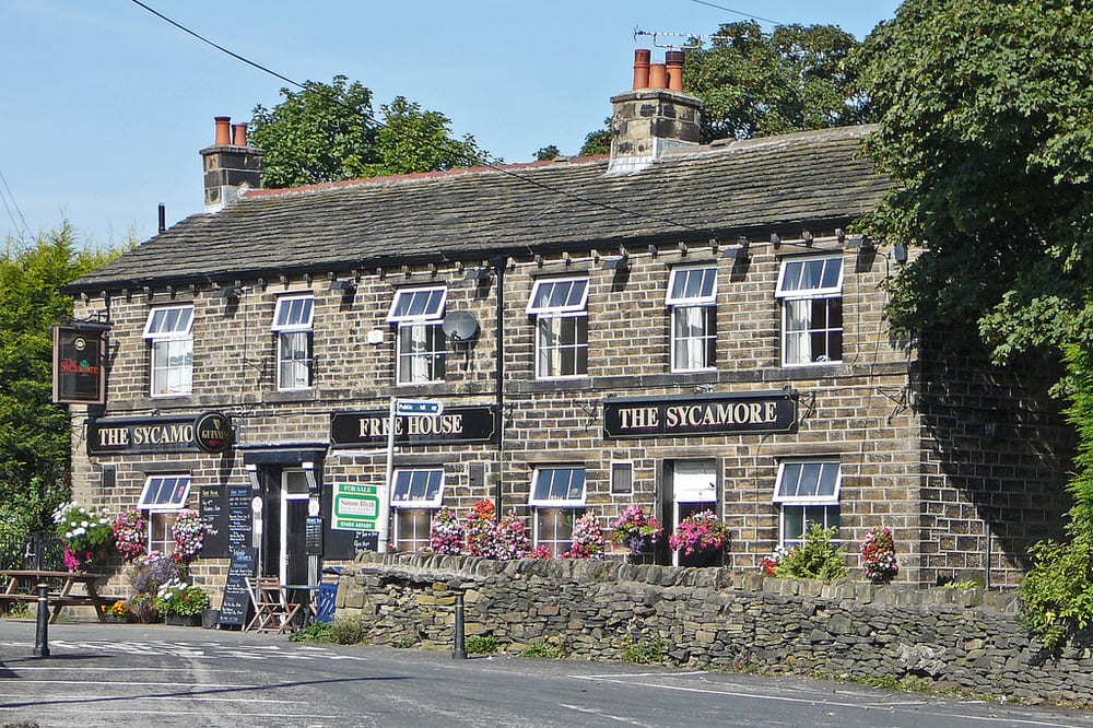 Sycamore Inn CLOSED Pubs 15 New Mill Road, Holmfirth, West