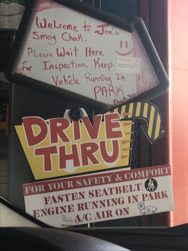 Joe's Smog Check & Test Only Star Station