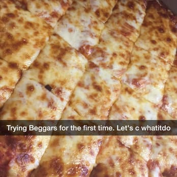 beggars pizza order food