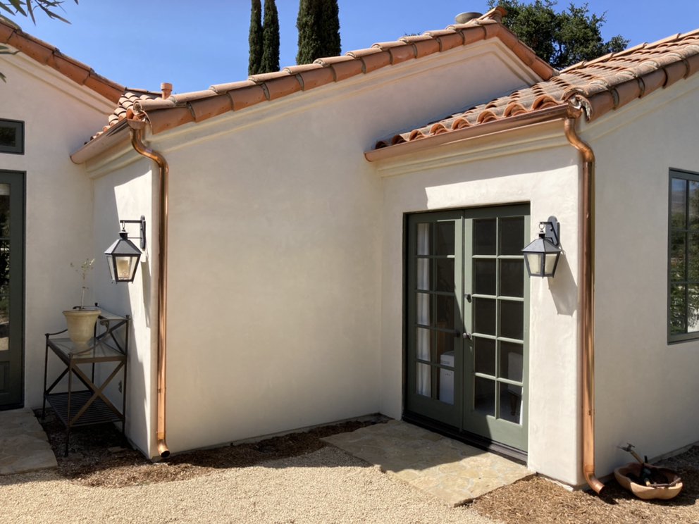 Ojai Rain Gutters by Donald Davidson Construction