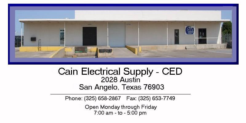 Cain Electrical Supply Lighting Fixtures Equipment 2028 Austin Cain Electrical Supply Lighting Fixtures Equipment 2028 Austin St San Angelo Tx Phone Number Yelp
