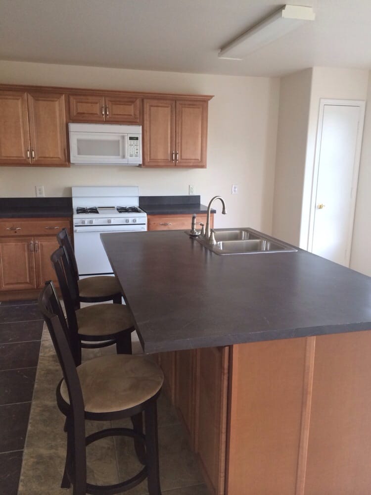 Custom Made Island Counter Top W Black Alicante Laminate Yelp 85 Photos For Moe S Home Service