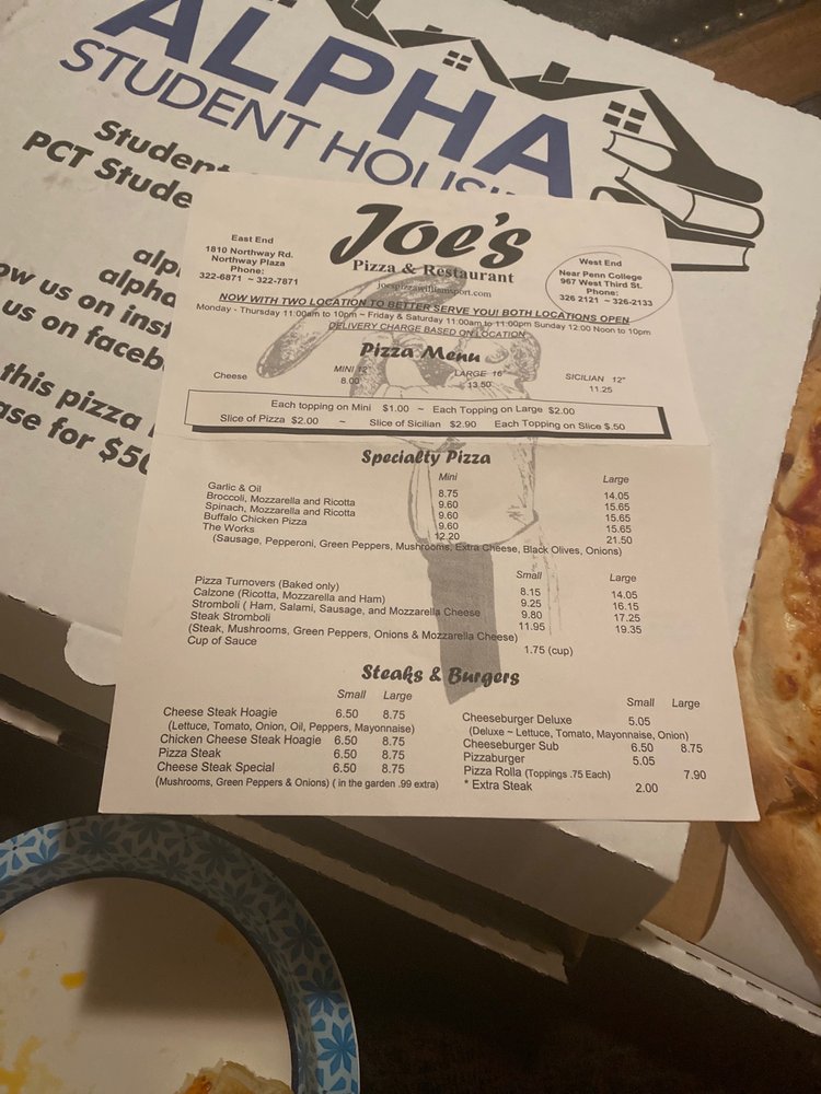 Joe's Pizza West End